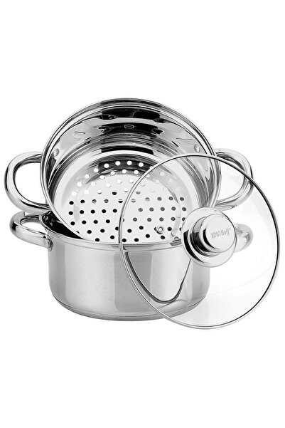 Other OALĂ DE GĂTIT LA ABUR KINGHOFF 3 BUCĂȚI 24cm KH-3318