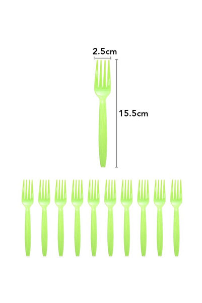 Funtastic Set of 10 Dino Park Disposable Forks | 2