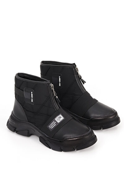 Mamito Ayakkabı CNF 0574 Κοντές μπότες από ύφασμα αλεξίπτωτου με λεπτομέρεια με φερμουάρ μπροστά