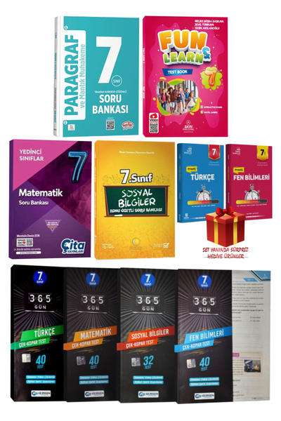 Editör Yayınevi 7. Sınıf Paragraf ve Mantık Muhakeme+Türkçe+Matematik+Sosyal+...