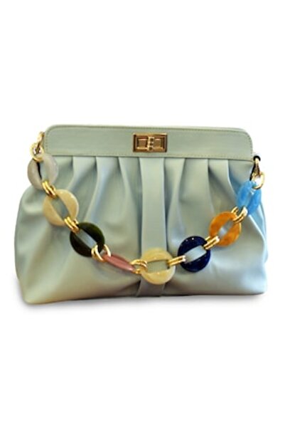 ALLURE - Havana Blue Women's Bag 30x19x13cm Ecological Leather