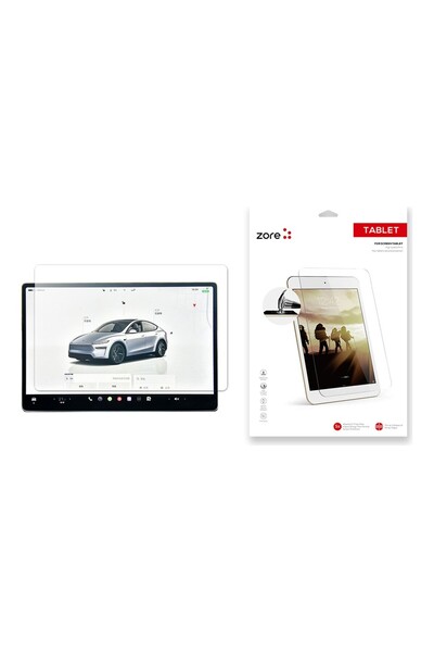 tekno grup Tesla Model Y Zore New Series 2in1 Nano Car Multimedia Screen Prot...