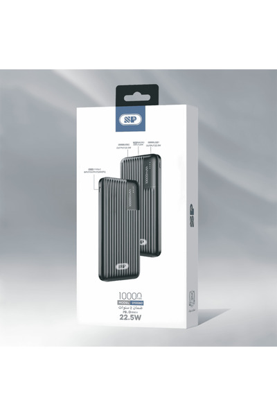SP ISNUP ISNUP SP 10000 22.5W Power Bank (Dual USB Ports)