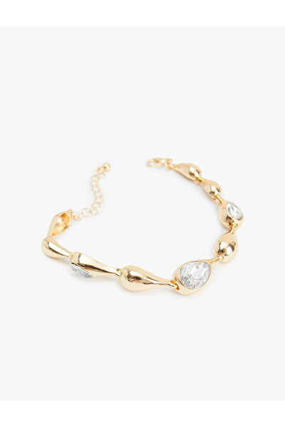 Koton Taş Detaylı Zincir Bileklik