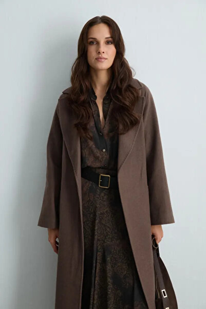 Gusto Classic Wool Coat - Mink