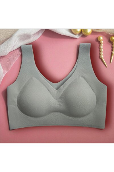 arona lingerie İthal Dalga Desenli Desteksiz Hayalet Sütyen-lazer kesim