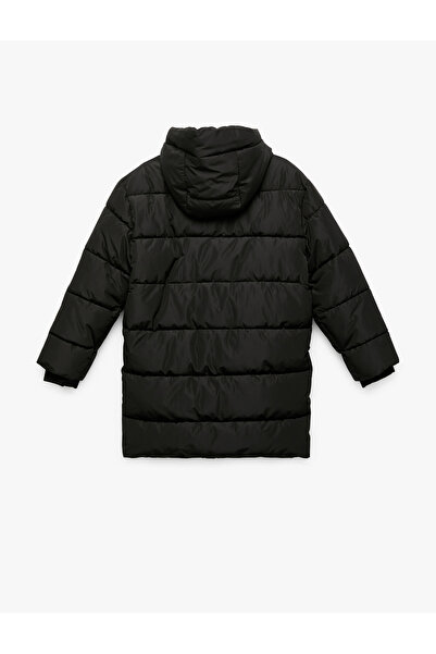 Koton Long Sleeve Pocket Hooded Puffer Jacket