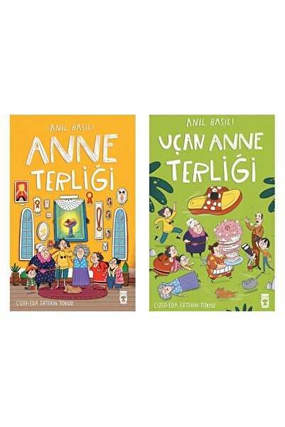 Timaş Çocuk Anıl Basılı Uçan Anne Terliği + Anne Terliği (2 Kitap)