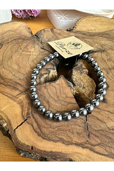 parze doğaltaş Terahertz Bracelet 6 mm