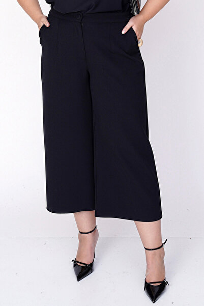 Büyük Moda Culotte Style Fabric Pants