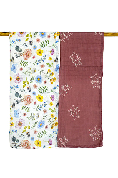 Mimiko Muslin Blanket 2 Layers 100% Cotton Ultra Soft, Breathable, Baby Blank...