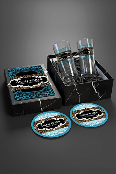 hediyemen Sevgiliye Özel Tasarımlı İsimli Rakı Bardağı Seti