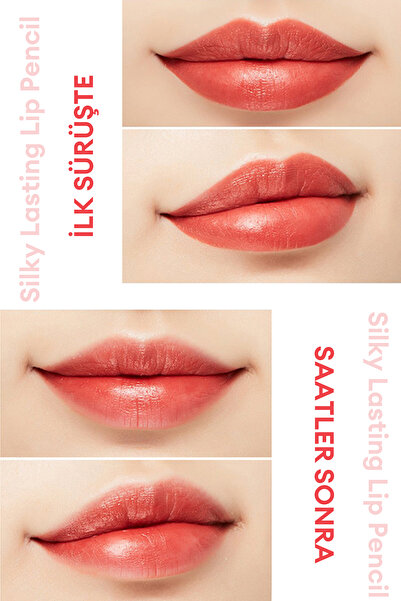 Missha İpeksi Dokuda Kalıcı Dudak Kalemi Silky Lasting Lip Pencil (BR02/Salsa Red)