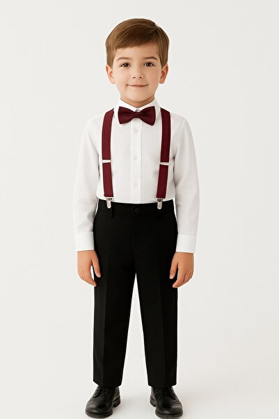 DaphKids Set de pantaloni pentru copii, unisex, cu elastic, ajustabil, cu pap...