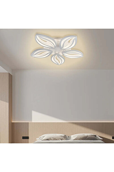 Alessandro DESIGN Orchid LED Chandelier with Remote Control, 5 Petals, Cold/Warm/Neutral Light, Dimmable