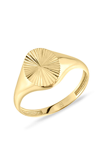 Aslı Gold Altın Kalemli Serçe Parmak Yüzük (YZK0495)