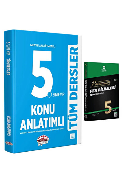 Editör Yayınevi MEB'in Maarif Modeli 5. Sınıf Tüm Dersler Konu Anlatımlı