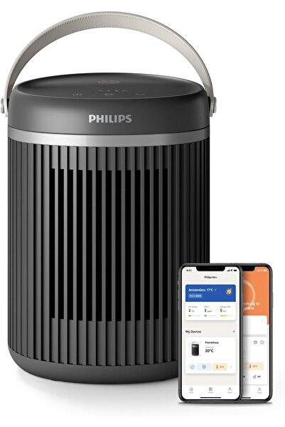 Philips 3000 Series Energy Efficient Connected Fan Heater 2000W, Up to 50% Energy Saving with Eco AI