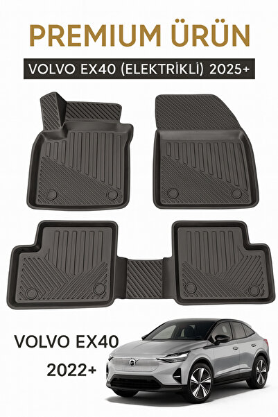 Black Gold Volvo EX40 Elektrikli 2025+ 3D Havuzlu Oto Paspas Premium