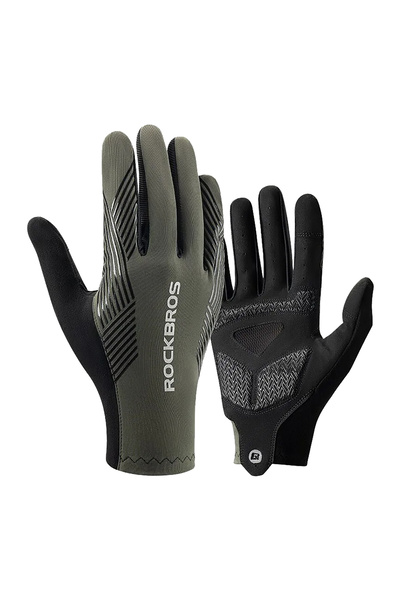 Other Rękawiczki rowerowe amortyzujące rozmiar L - zielono-czarne