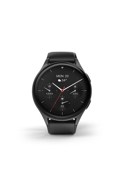 Other Smartwatch Hama 8900 GPS AMOLED 1.43'' z paskiem silikonowym - czarny