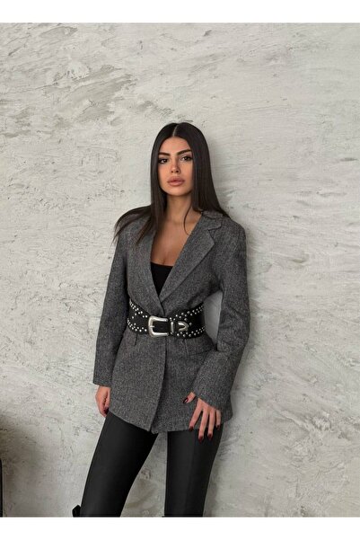 Womengrom Hayal Herringbone Wool Coat