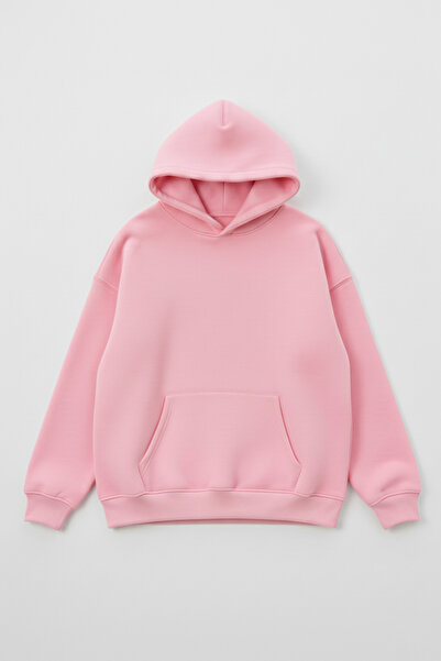 uyguntarz Φούτερ Unisex με απαλή υφή με 3 κλωστές Oversize – Απλή και μοντέρνα εμφάνιση