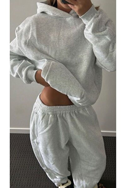 Kalic Studio Unisex Oversized Grey Tracksuit Set