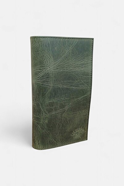 Lederax Antique Genuine Leather Portfolio Wallet with Magnetic Phone Compartment