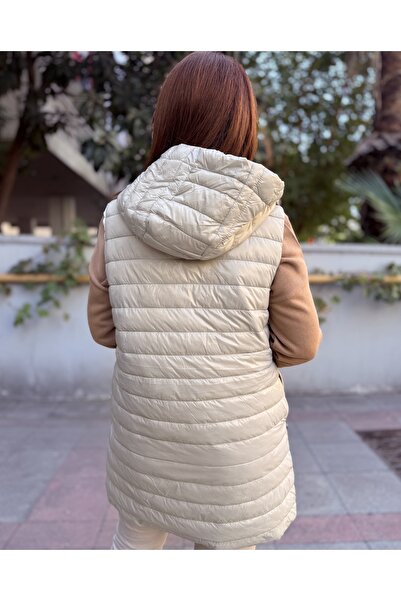 DenizEge Italian Double-Sided Vest Beige