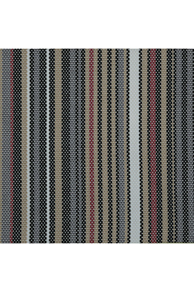 benimol Kırmızı Çizgili Outdoor Dış Mekan Döşemelik Kumaş