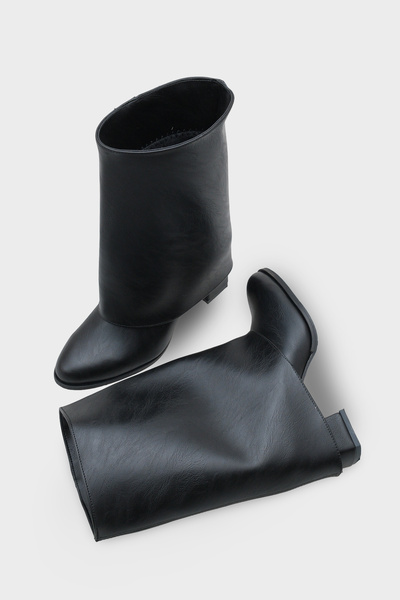 LOJO Γυναικείες μπότες με μυτερή μύτη με ψηλό τακούνι καθημερινά Lina Black