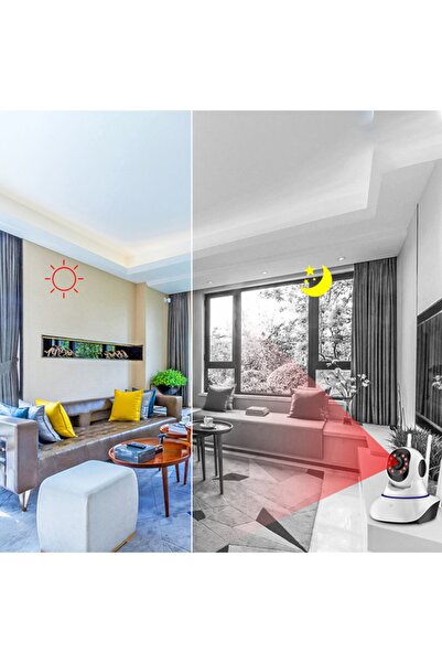 Other Kamera wewnętrzna niania do monitoringu z detekcją ruchu obrotowa Wi-Fi