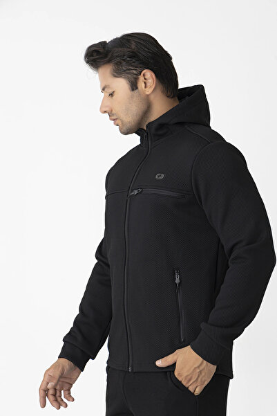 Crozwise Hooded Men's Sweat Water Repellent Anthracite 6054
