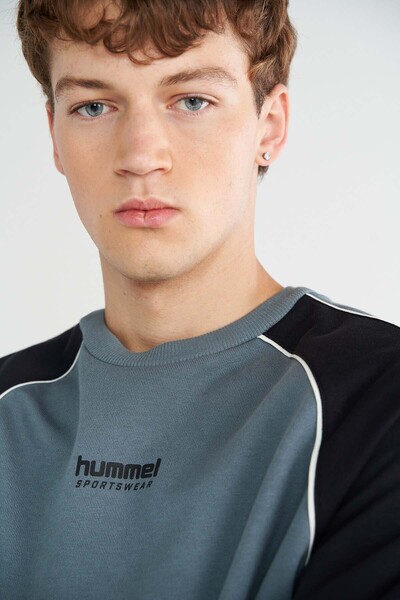 hummel Royce Gri Erkek Sweatshirt 922430-7319