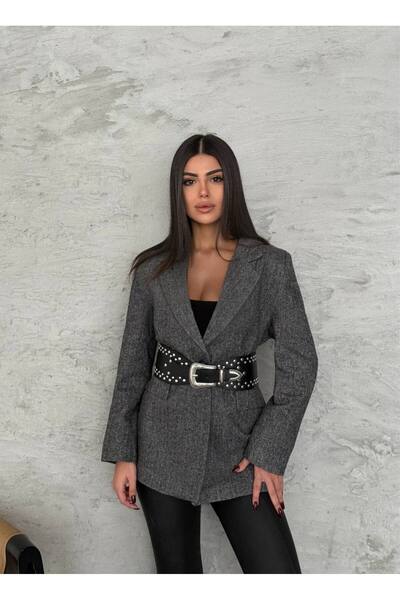 Womengrom Hayal Herringbone Wool Coat