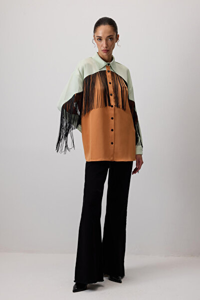 Touché Privé ΣΑΤΕΝ ΠΟΥΚΑΜΙΣΟ ΜΕ ΦΛΑΝΤΣΑ