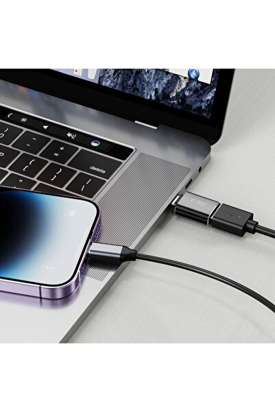 Other Adaptor przejściówka iPhone Lightning (męski) - USB-A (żeński) OTG - czarny