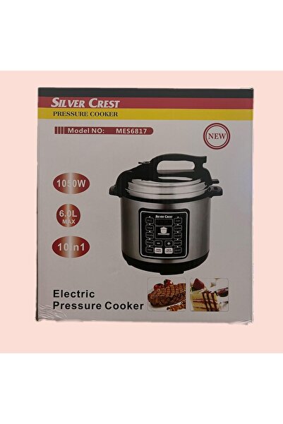 Silver Crest 10 In 1 Electric Pressure Cooker Instant Programmable Smart Pot 1050 Watts Rice Cooker