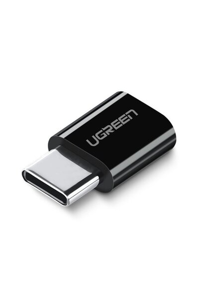 Other Adapter przejściówka z micro USB na USB-C - czarny