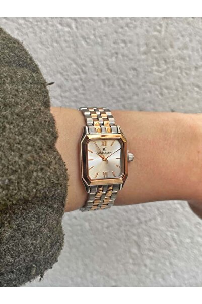 Daniel Klein DKE.1.10921 Kare Kadran 3 Atm Suya Dayanıklı Kadın Kol Saati