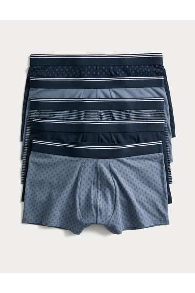 Marks & Spencer 5’li Pamuklu Geometrik Boxer
