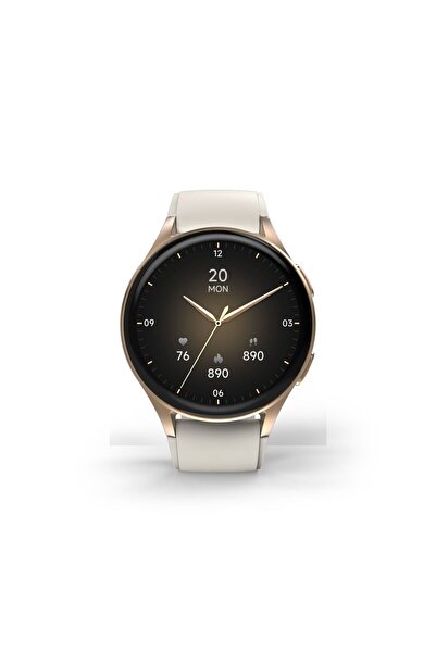 Other Smartwatch Hama 8900 GPS AMOLED 1.32'' z beżowym paskiem silikonowym - ...