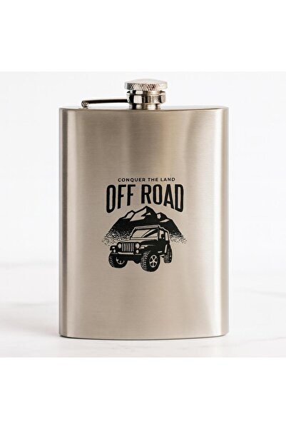 PERLOTUS قارورة مشروبات فولاذية بسعة 8 أونصات (235 سم مكعب) بغطاء وفوهة، بتصميم مناسب للطرق الوعرة