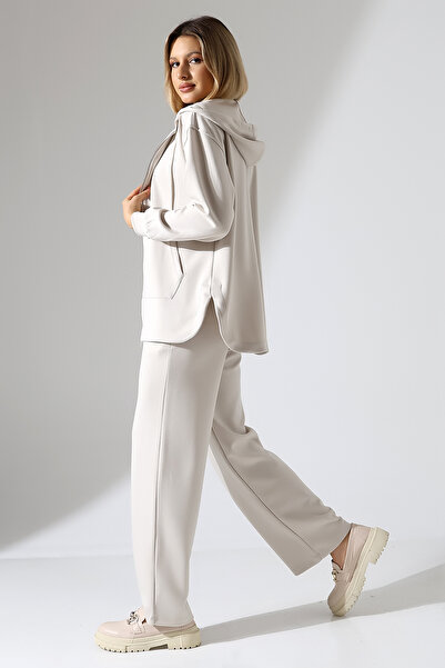Esberin Kadın Modal Kumaş Premium Fermuarlı Alt-Üst Eşofman Takımı