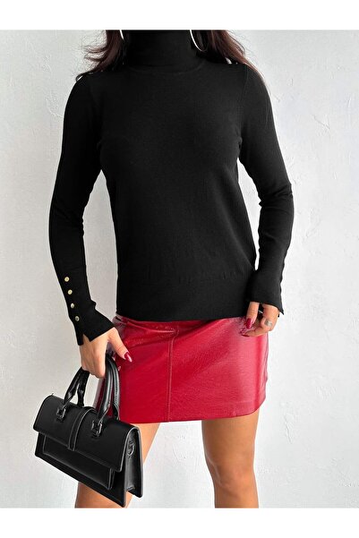 UNBOX Ivory Chic High-Neck Black