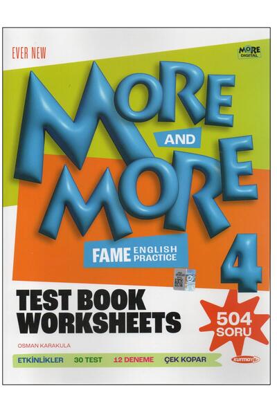 Fenomen Yayıncılık Kurmay Elt More and More 4.Sınıf Worksheets Test Book