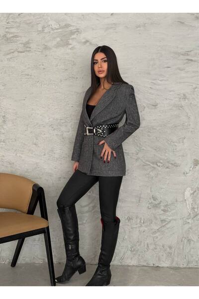 Womengrom Hayal Herringbone Wool Coat