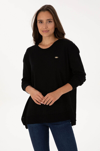 U.S. Polo Assn. سترة نسائية سوداء من أورينا-Bsk25 2226261