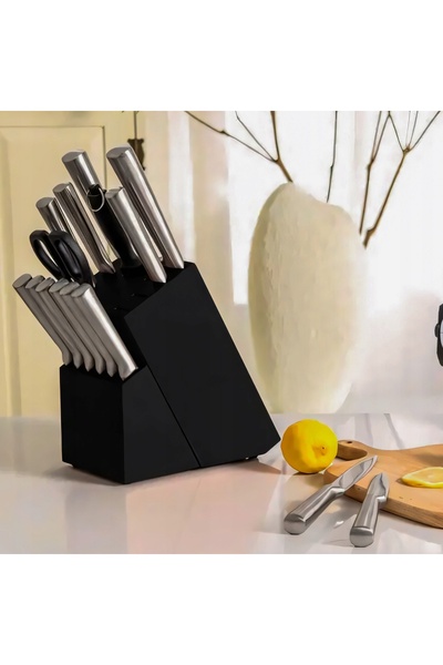 Other Professional 16-Piece Stainless Steel Knife Set in Block